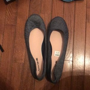 Denim Ballet Flats